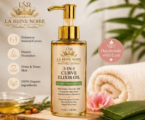 Royal Curve Elixer Oil Big Butt and Hips Oil 100% Natural Ingredients 7 Days Results