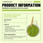 Flawless Royal Glow Moringa Soap 100% Organic Natural Moringa Seed Bar Soap-Moisturizing Anti-Aging for All Skin Types